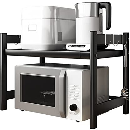 DONGGANSHI Étagère de Rangement de Cuisine pour Four à Micro-Ondes, étagère de Rangement, boîte d'assaisonnement Domestique, comptoir de Cuisine rétractable, Four, Armoire, cuiseur à Riz élec