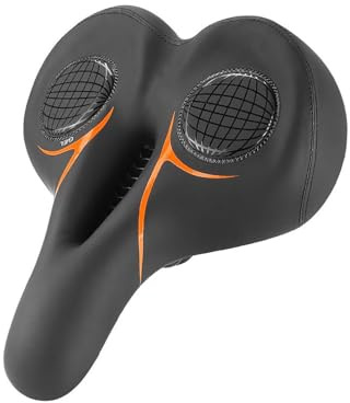 Fahrradsattel Geeignet Für Mountainbike-Sättel Das Hohle Design Sorgt Für Komfortables Fahren Über Lange Strecken Und Atmungsaktivität Während Der Fahrt Mountainbike-Sattel(Orange)