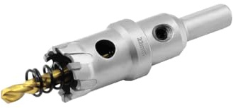 Aohhy 22mm Lochsäge Hartmetall Bohrer, Professional TCT Metall Bohrer für Edelstahl, Kunststoff, Messing, Eisen, Aluminium