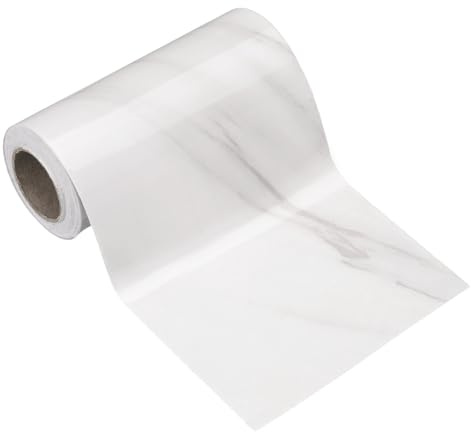 sourcing map Papel tapiz de grano de madera de 5 pulgadas x 16.4 pies, PVC, autoadhesivo, marco texturizado, impermeable, papel tapiz decorativo para pared, para suelo, puerta, mesa, gabinetes