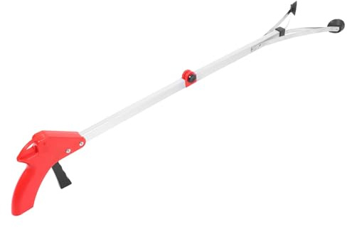 Faltbare Müllgreifzange aus Aluminiumlegierung für Ältere Menschen | Tragbarer Greifer für Kleine Gegenstände, Fester Halt, Ergonomischer Griff, Leicht zu Verstauen, 1 Stück