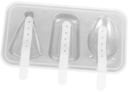 BIUDECO Molde para Paletas Heladas de Acero Inoxidable con Tapa y Palitos Resistente Temperaturas Reutilizable Diseño Simple para Hacer Helados Caseros Casa