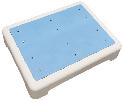 TOKIDNY Sgabello Basso Antiscivolo per Vasca da Bagno e Doccia Gradino Corto Superficie Sicura per Anziani e in Bagno