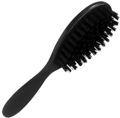 FOMIYES Retro Bartbürste für Männer mit Geschmeidigen Nylonborsten Kleine Stylingbürste aus ABS für Bart und Schnurrbartpflege Friseurbürste zur Haarentwirrung und Staubentfernung