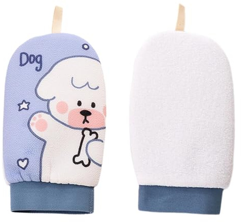 Mouflets Exfoliants Douche Moufles de Bain Douces et Lavantes | Gants Exfoliants pour le Bain Pour les Hommes les Femmes les Garçons les Filles les Jeunes les Adolescents et la