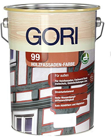 2,5L Gori 99 Schwedenrot 7117 Holzfassaden-Farbe Wetterschutzfarbe