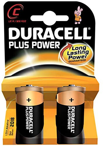 Batterie mezza torcia pila Compatibile con Duracell Plus tipo C pile batteria 10 blister 20 pile