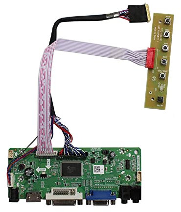 VSDISPLAY VGA DVI Audio LCD Controller Karte für 14 17.3 1600x900 40Pin LP173WD1 LTN173KT01-A01 B173RW01 LP140WD2 LED LCD-Panel