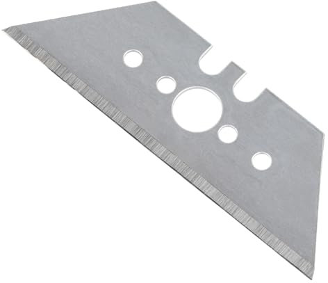 wolfcraft 10 Professional Trapezium Blades 0.65 x 61 mm I 4307000 I Accessories for trapezium blade knives