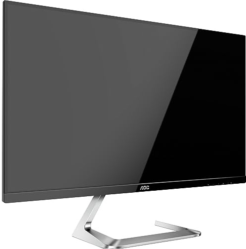 AOC Q27T1 - Monitor QHD da 27 pollici, 75Hz, 5ms, IPS, AMD FreeSync, senza sfarfallio, design Zero Edge (2560x1440 @75Hz, 350 cd/m², HDMI 1.4 x 2, DisplayPort 1.2 x 1), colore nero