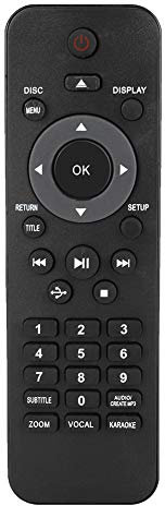 Telecomando Lettore DVD, Grandi Pulsanti Flessibili, Impostazioni Multi-Tasti includono Tutte Le Funzioni di cui Avete Bisogno, per DVP5982C1/37B DVP3350K DVP3386K DVP3310K