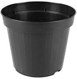 Bamaplast Vasi neri vivaio per piante vaso nero da vivaismo economici 50 pz diametro 14 cm