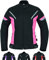 Texpeed Giacca da moto donna 4 stagioni con protezioni - Cappotto impermeabile da donna in Cordura in tessuto con armatura da moto (EN 1621-1) Rosa - XL