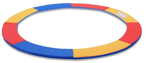 Froadp Trampolin Randabdeckung Ø305cm Sicherheitsmatte Abdeckung Kantenschutz UV-beständig Reißfest Federabdeckung Umrandung Trampolinzubehör Randschutz für Fitness Trampoline (Bunt)