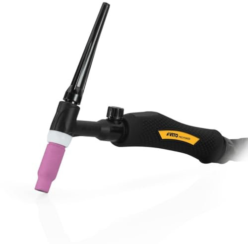 VITO - Torche Tig de Soudage à valve 10/25mm Longueur 3m Soudure TIG Lift