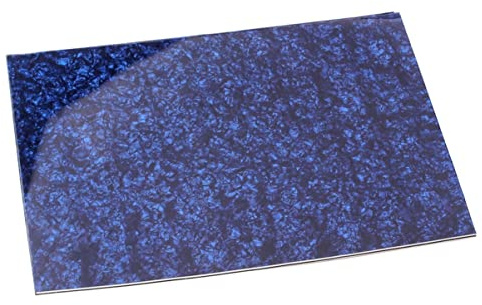 Rohling für Schlagbrett 44x29cm Selbstklebend für Gitarre | Bass und Selbstgemacht, Acryl Pvc in Blau, Leicht zu Trennen und Verschleißfest