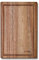 Kuppels Schneidebrett DICE | Akazienholz | 32 x 21 x 1,5 cm | Holzbrett mit Saftrille | klingenschonend | Schneidebrett Holz | Servierbrett | Brotzeitbrett Holz | Holzbrett Küche