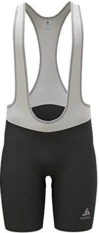 Odlo Fahrradhose Herren Kurz mit Trägern Essential I Gepolsterte Radlerhose I Radshorts Kurze Radlerhose mit Trägern I Herren