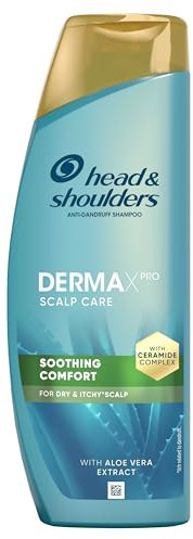 Head & Shoulders DermaXPro Soothing Comfort Anti Dandruff Shampoo 500ml with Aloe Vera Extract and Ceramide Complex. Soothes Dry, Itchy Scalp and Helps Reinforce the Skin Barrier