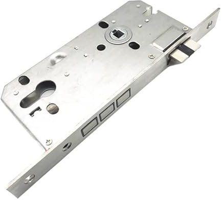 Serratura Porta Corpo serratura silenziosa 8550, pannello quadrato 240x22 mm, linguetta muta, for altezza cilindro 32 mm, corpo serratura 8550, molla pesante, ritorno forte Serratura Porta Interna (S