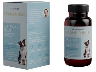 PROMETHEUS by Dr. Wimmer GELENKE Plus - unterstützt die Gelenkgesundheit deines Hundes mit Omega-3, MSM, Kollagen und Grünlippmuschel