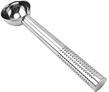 Cabilock tubo da tè con cucchiaio infusore tè tazza tè infusore per il tè filtro per il tè in acciaio inossidabile colino da tè bastoncino infusore per tè in metallo tubo infusore per tè