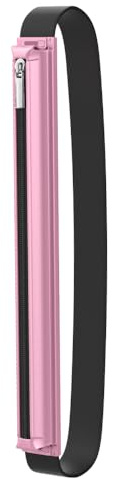 Moko Leder Stift Hülle Halter Kompatibel mit Apple Pencil, Blumen Rosa | für Apple Pencil Pro/1./2. Gen/USB-C, Reißverschluss und elastischem Band, Befestigung für iPad-Hülle, 9,7-13 Tablet