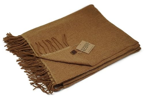Borges & Scott - Coperte/Plaid 100% Cashmere - Caramello