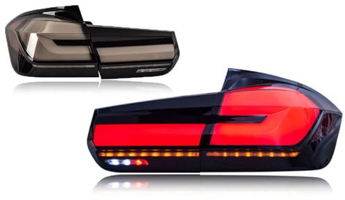 AIMXGBPS Fanali Posteriori Blocchi per BMW G30 G38 2018 2019 2020 5-Series 525i 530i 540i Upgrde 2021 LCI, Auto Alta visibilità Luce Freno, Nebbia Posteriore Destro Sinistro