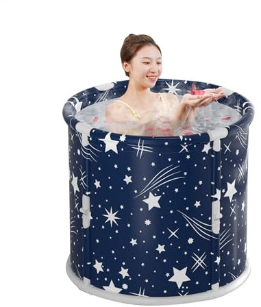 Tragbare Badewanne für die Dusche, faltbare Badewanne | Faltbarer Badeeimer für Erwachsene | Faltbare Badewanne für Erwachsene, Eiswanne, Badewanne für Erwachsene und Kinder, Heiß- und Eisbad