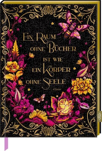 Notizbuch mit glitzerndem Stoffeinband: Passion for Pages: für Notizen, Gedanken und Ideen