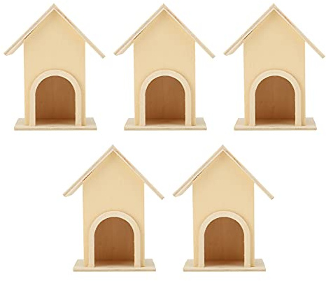 Aoaoy Vogelfutterhaus, DIY, Gartendekoration, geeignet für kleine Vögel, DIY-Dekoration für den Garten im Freien