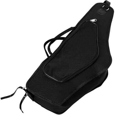 STOBAZA Saxophontasche Wasserabweisendem und Oxford Stoff aus Schwamm Glattem mit Material Reißverschluss und Bequemen Tragegriffen für Musiker Unterwegs