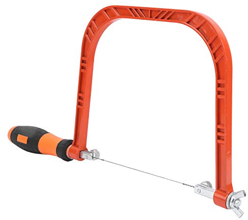 Cryfokt Sierra para Metales Junior, Herramienta de Sierra Manual Duradera de Aleación de Aluminio para Carpintería, Paleta/ala Ajustable, para Entusiastas del Bricolaje y Artesanos Profesionales