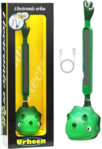 Strumento musicale, sintetizzatore musicale digitale portatile, idea regalo divertente (drago verde)