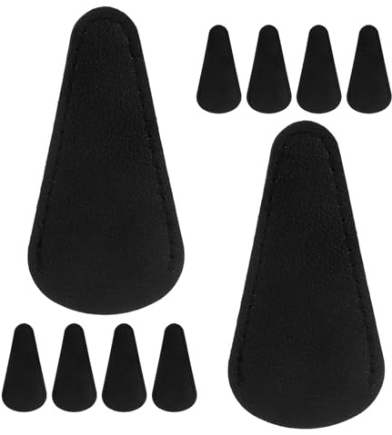 FONDOTIN Coperture per Forbici in Pelle PU Riutilizzabili 10 Pezzi Guaine Protettive Flessibili per Punte di Forbici da Salone Cucito e Artigianato Protezione Durevole Accesso Rapido e