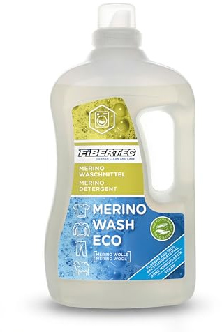 Fibertec Merino Wash Eco 1500 ml – Lessive liquide pour machine à laver, convient pour le coton, la laine et la laine mérinos