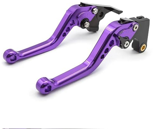 Levier d'embrayage Et Levier Frein Moto pour CB599 pour CB600 pour Hornet 600 1998-2006 pour CB600F pour Hornet 1998-2006 Accessoires Levier d'embrayage Frein Moto(Purple 147mm)