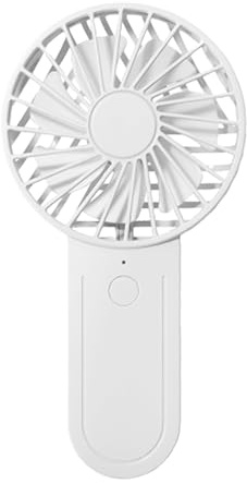 Handheld Fan - 3 Speed USB Portable Personal Fan | Quiet 1200mAh Rechargeable Mini Ventilator With Hook, 3500-6500 RPM Cooling For Kids Adults Travel Car Camping Beach Classroom Desk Use