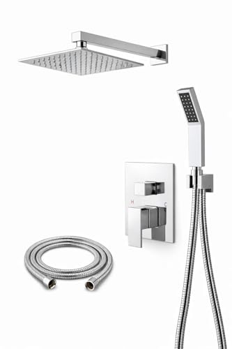 Kit Doccia da Incasso con Soffione Quadrato