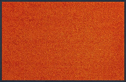 wash+dry Fußmatte, Burnt Orange 50x75 cm, innen und außen, waschbar