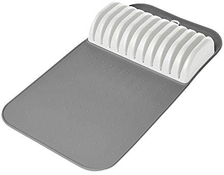 madesmart In-Drawer Knife Mat,White Grey