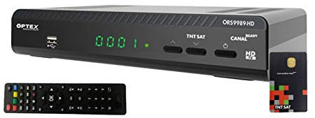Optex Gold 9989HD High Definition Satellite Receiver + TNTSAT Card 4Years
