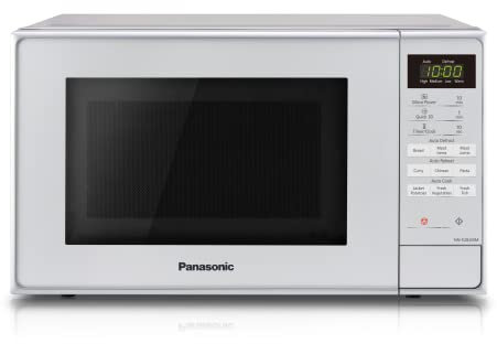 Panasonic NN-E28JMMBPQ Compact Solo Microwave Oven with Turntable, 800 W, 20 Litres, Silver