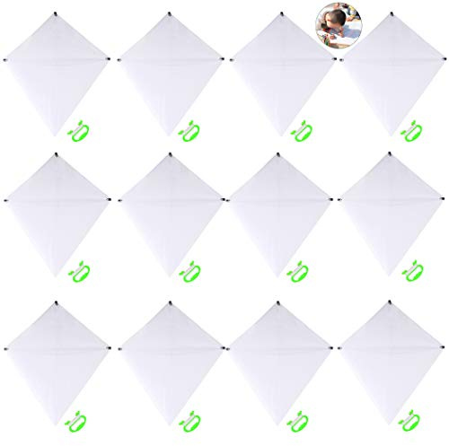 Joyibay Aquilone del Capretto Creativo Vuoto Dipinto Aquiloni in Bianco Aquiloni per Bambini Adulti per attività all'aperto nei Prati della Spiaggia del Parco（12PCS）