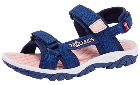 Trollkids Infantil Fiordo Sandalia 27, Lotus Azul/Dalia