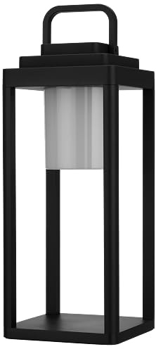 REV LED Lampe - Akku Laterne, 160lm, 2W, Aluminium, dimmbar, IP65, schwarz | Außenlampe 4000mAh