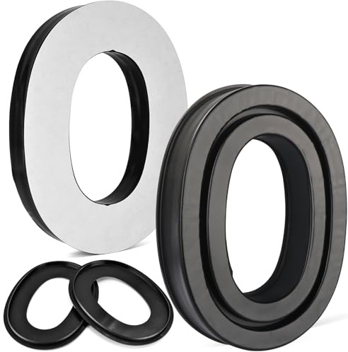 3M WorkTunes Ear Pads - Silicone Gel Instant Chill Replacement Component for Peltor Tactical 100/300/500 and Shotgunner II Pro Tac Com Tac
