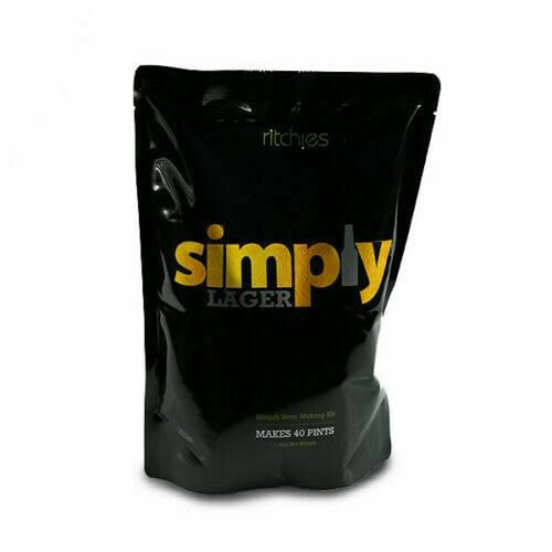 DIAH DO IT AT HOME Simply Lager Beer Kit and Airlock Set for Home Brewing