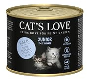 Cat'S Love | Nassfutter für Katzen | 6 x 200 g | (Kittenkind)